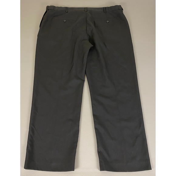 Savane Dress Pants Men's Size 42x30 Black Career Business Casual‎ Office Work * - Picture 12 of 13